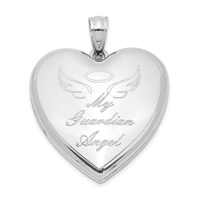 Sterling silver guardian angel pendants & charm