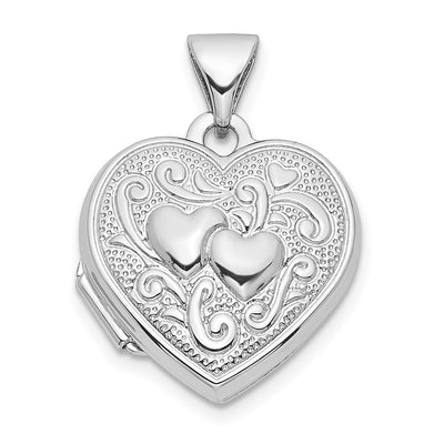 Sterling silver locket pendants & charm