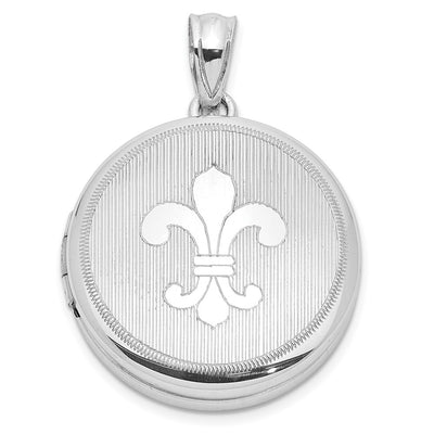 Sterling silver fleur de lis pendants & charm