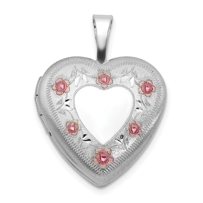 Sterling silver locket pendants & charm