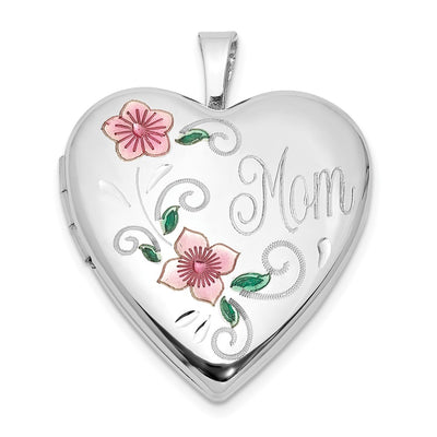 Sterling silver locket pendants & charm