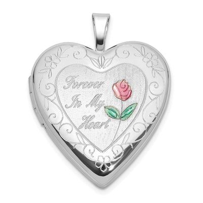 Sterling silver locket pendants & charm