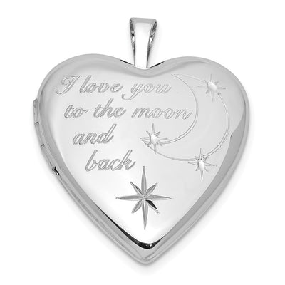 Sterling silver locket pendants & charm