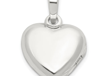 Sterling silver cubic zirconia locket pendants & charm, another view