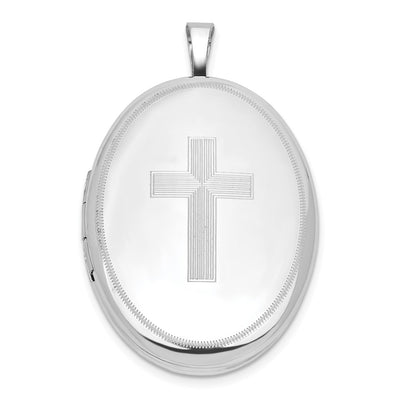 Sterling silver oval pendants & charm