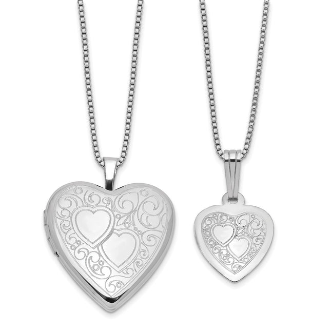 Sterling Silver Pendants Style QLS1189SET - Classique Jewelry Inc.