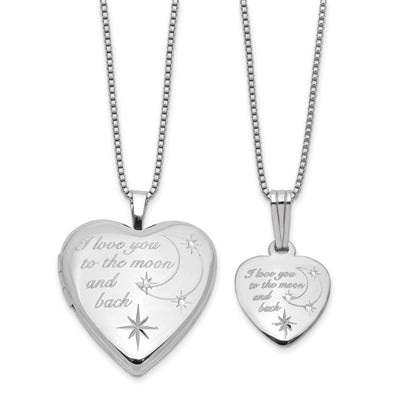 Sterling silver locket pendant