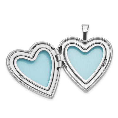 Sterling Silver RH-plated FOREVER / Locket/Pendant Set