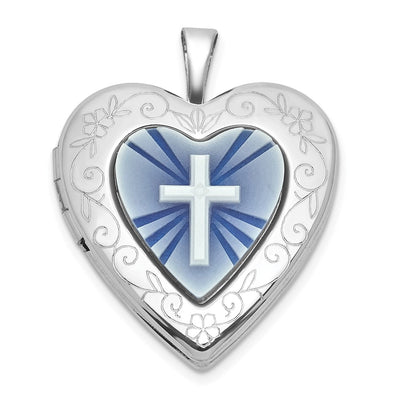 Sterling silver locket pendants & charm