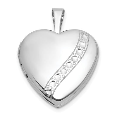Sterling silver locket pendants & charm