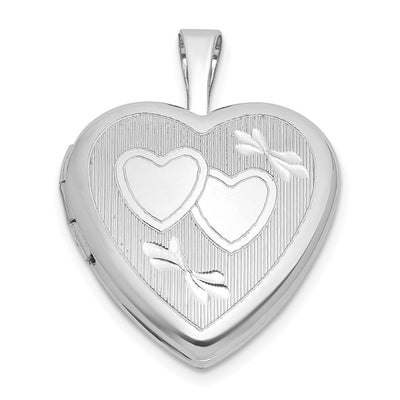 Sterling silver locket pendants & charm