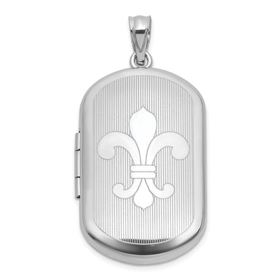 Sterling silver fleur de lis pendants & charm