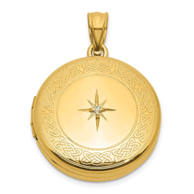 Sterling silver diamond locket pendants & charm