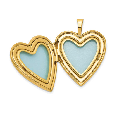 1/20 Gold Filled Diamond Forever Heart Locket Necklace