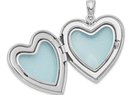 Sterling silver locket pendants & charm, additional view