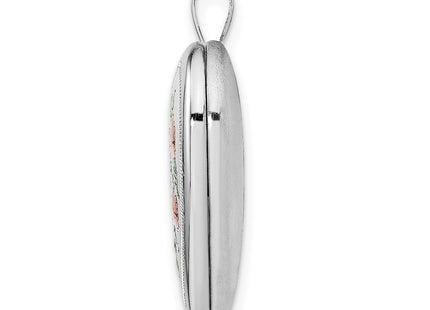 Sterling silver locket pendants & charm, alternate view