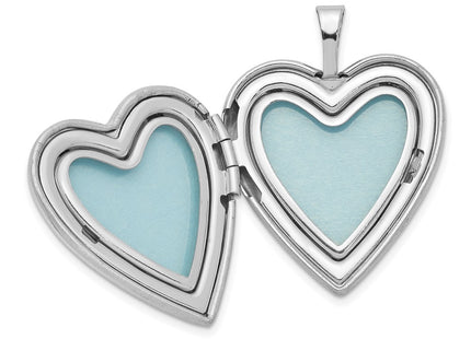 Sterling silver locket pendants & charm, additional view
