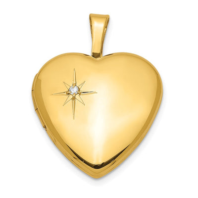 Sterling silver diamond locket pendants & charm