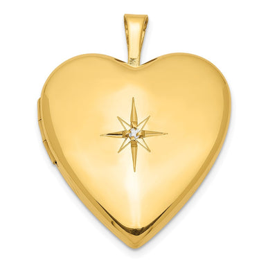 Sterling silver diamond locket pendants & charm