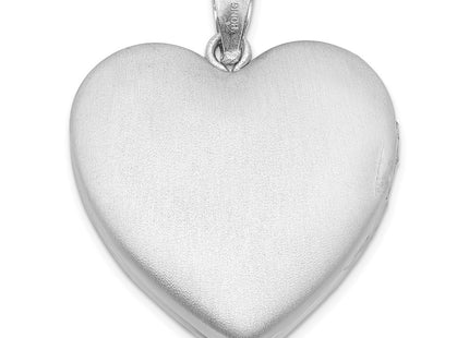 Sterling silver diamond locket pendants & charm, another view