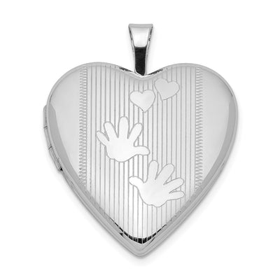 Sterling silver locket pendants & charm