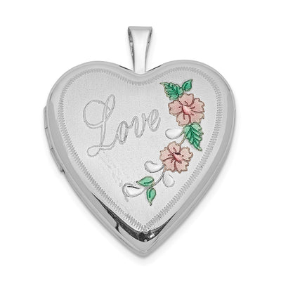 Sterling silver locket pendants & charm