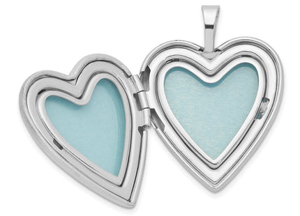 Sterling silver locket pendants & charm, additional view