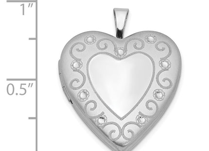 Sterling silver locket pendants & charm, further view