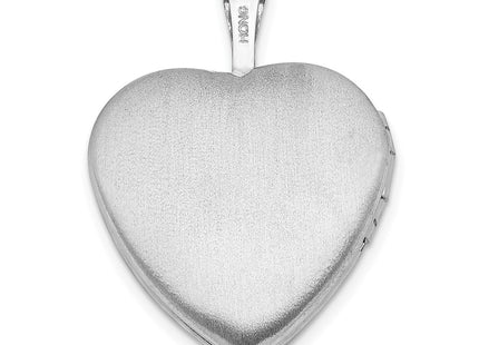 Sterling silver diamond locket pendants & charm, another view