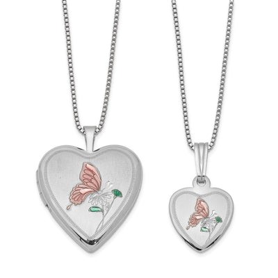 Sterling silver butterfly necklace