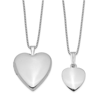 Sterling silver locket necklace