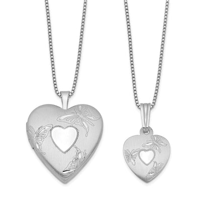 Sterling silver butterfly necklace