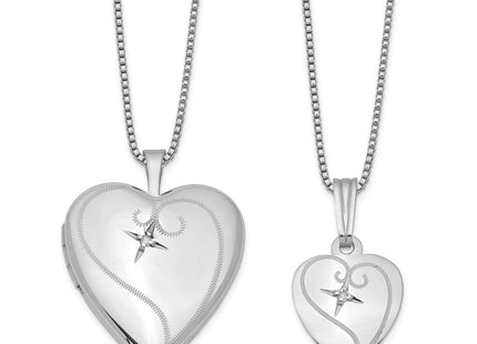 Sterling Silver Pendants Style QLS449SET - Classique Jewelry Inc.