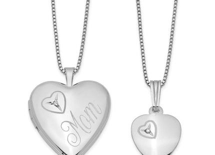 Sterling Silver Pendants Style QLS458SET - Classique Jewelry Inc.