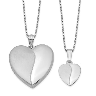 Sterling silver locket necklace