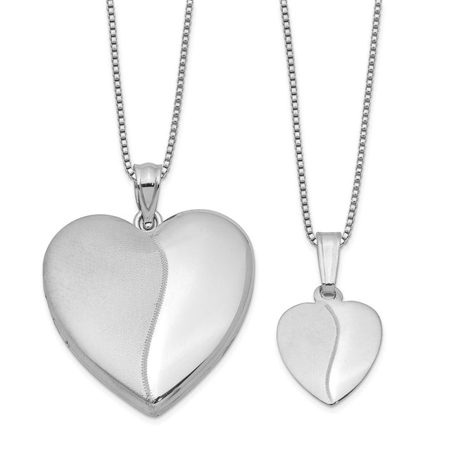 Sterling Silver Pendants Style QLS459SET - Classique Jewelry Inc.