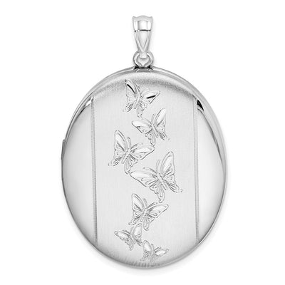 Sterling silver oval pendants & charm