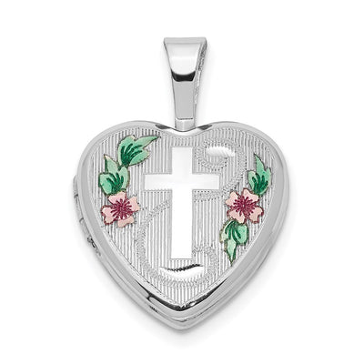 Sterling silver locket pendants & charm