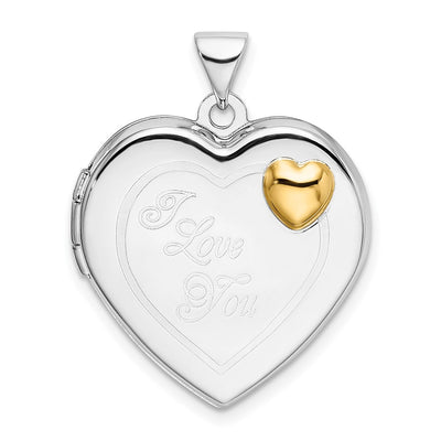 Sterling silver locket pendants & charm