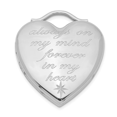 Sterling silver locket pendants & charm