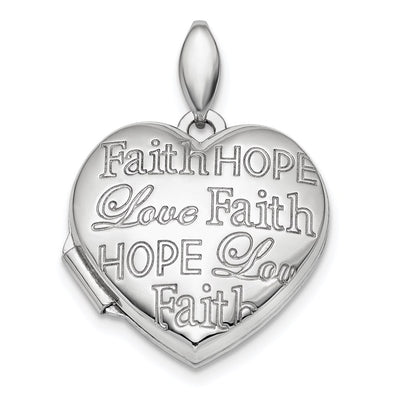 Sterling silver locket pendants & charm