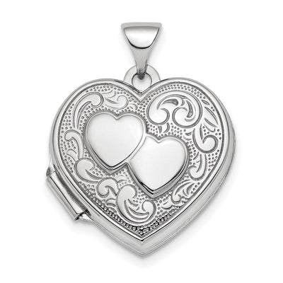 Sterling silver locket pendants & charm