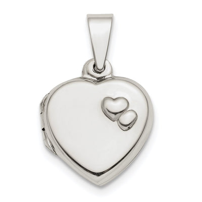 Sterling silver locket pendants & charm
