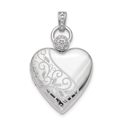 Sterling silver locket pendants & charm