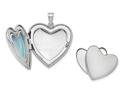Sterling silver locket pendants & charm, further view