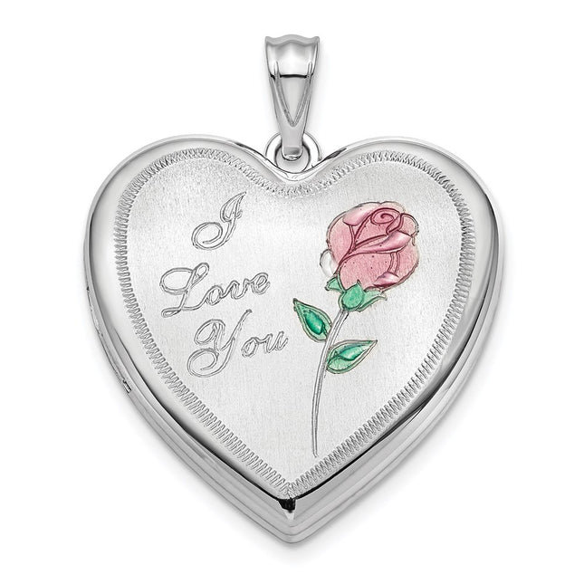 Sterling silver locket pendants & charm