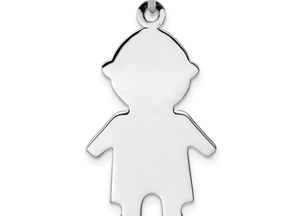 Sterling silver disc charm