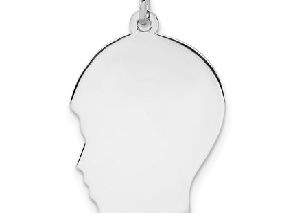 Sterling silver disc charm