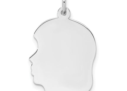 Sterling silver disc charm