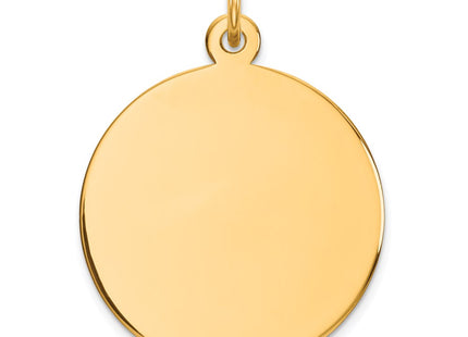 Sterling silver disc charm